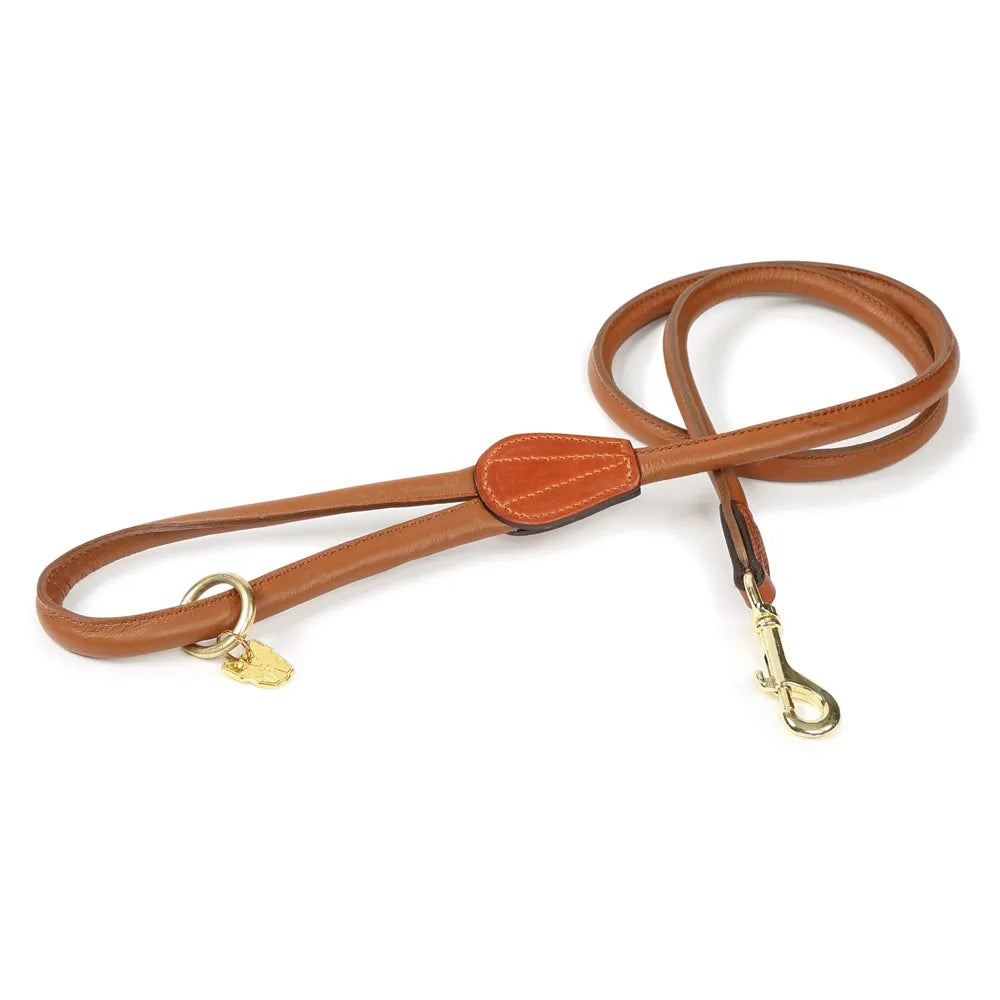 DIGBY & FOX ROLLED LEATHER DOG LEAD