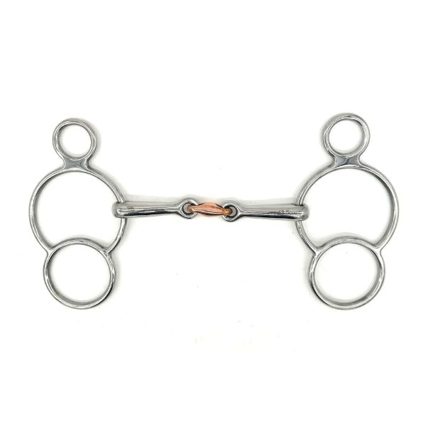JAE DOUBLE BROKEN SMALL COPPER ELLIPTICAL 2 RING