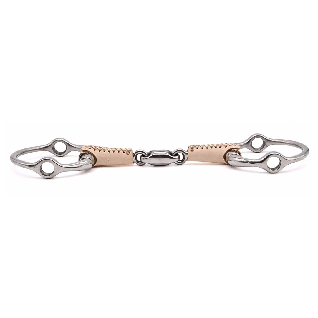 JAE DOUBLE JOINTED LEATHER COVERED FIXED GAG