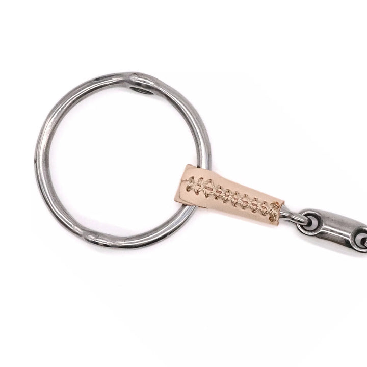 JAE DOUBLE JOINTED LEATHER COVERED LOOSE RING GAG
