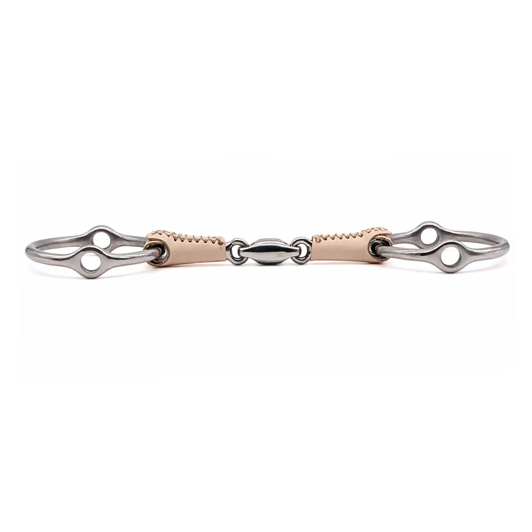 JAE DOUBLE JOINTED LEATHER COVERED LOOSE RING GAG