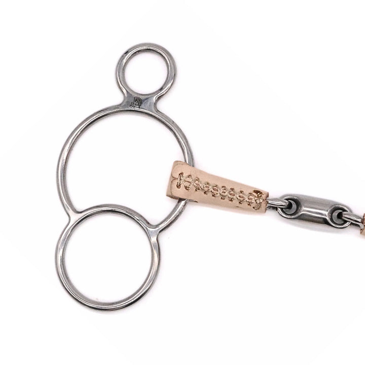 JAE DOUBLE JOINTED LEATHER COVERED 2 RING