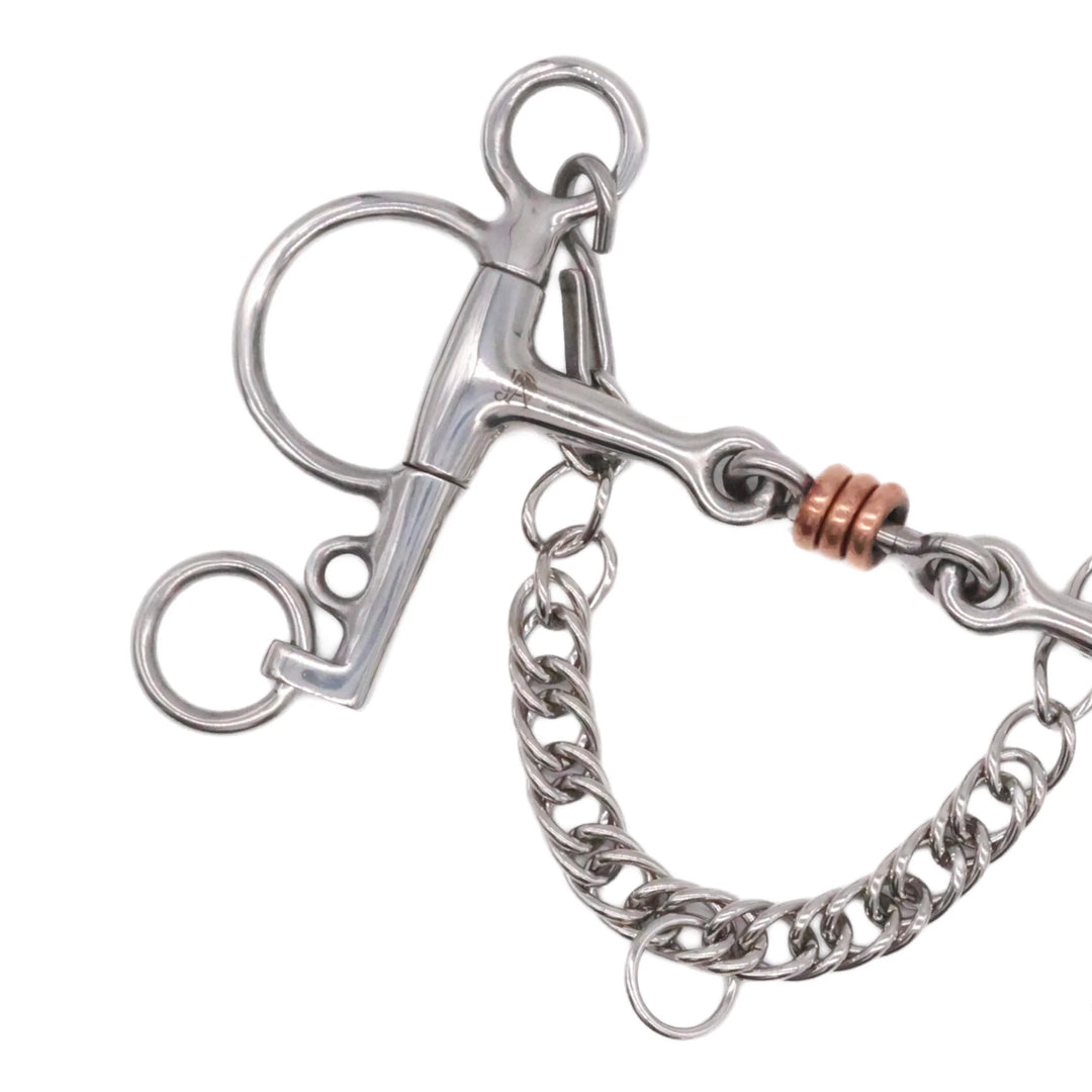 JAE DOUBLE JOINTED TRIPLE COPPER ROLLER PELHAM
