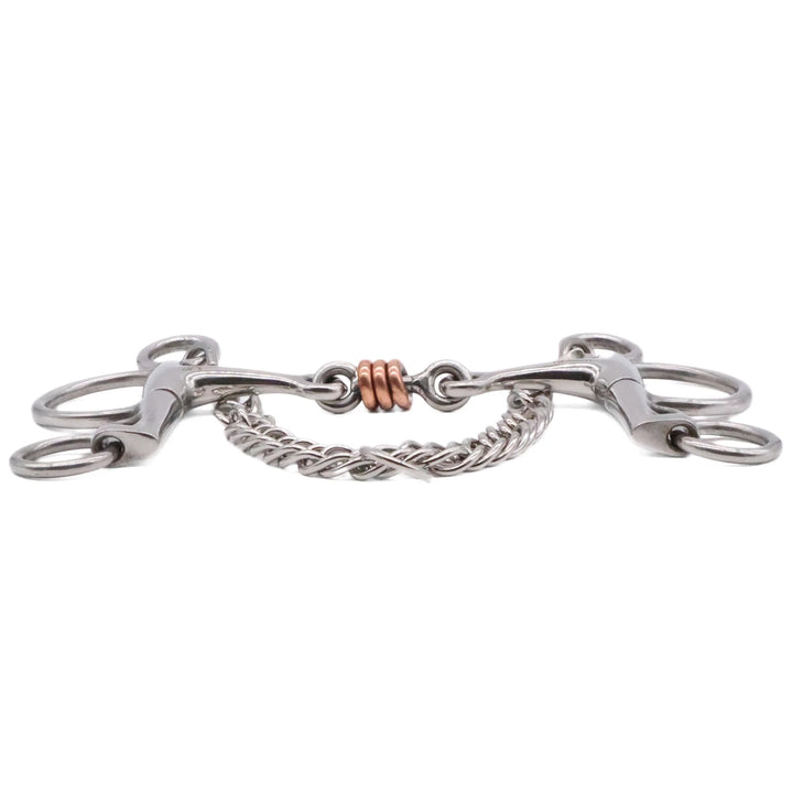 JAE DOUBLE JOINTED TRIPLE COPPER ROLLER PELHAM