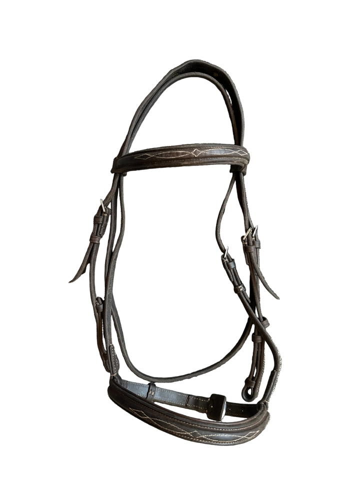 PRE-LOVED RAISED FANCY STITCH PONY BRIDLE