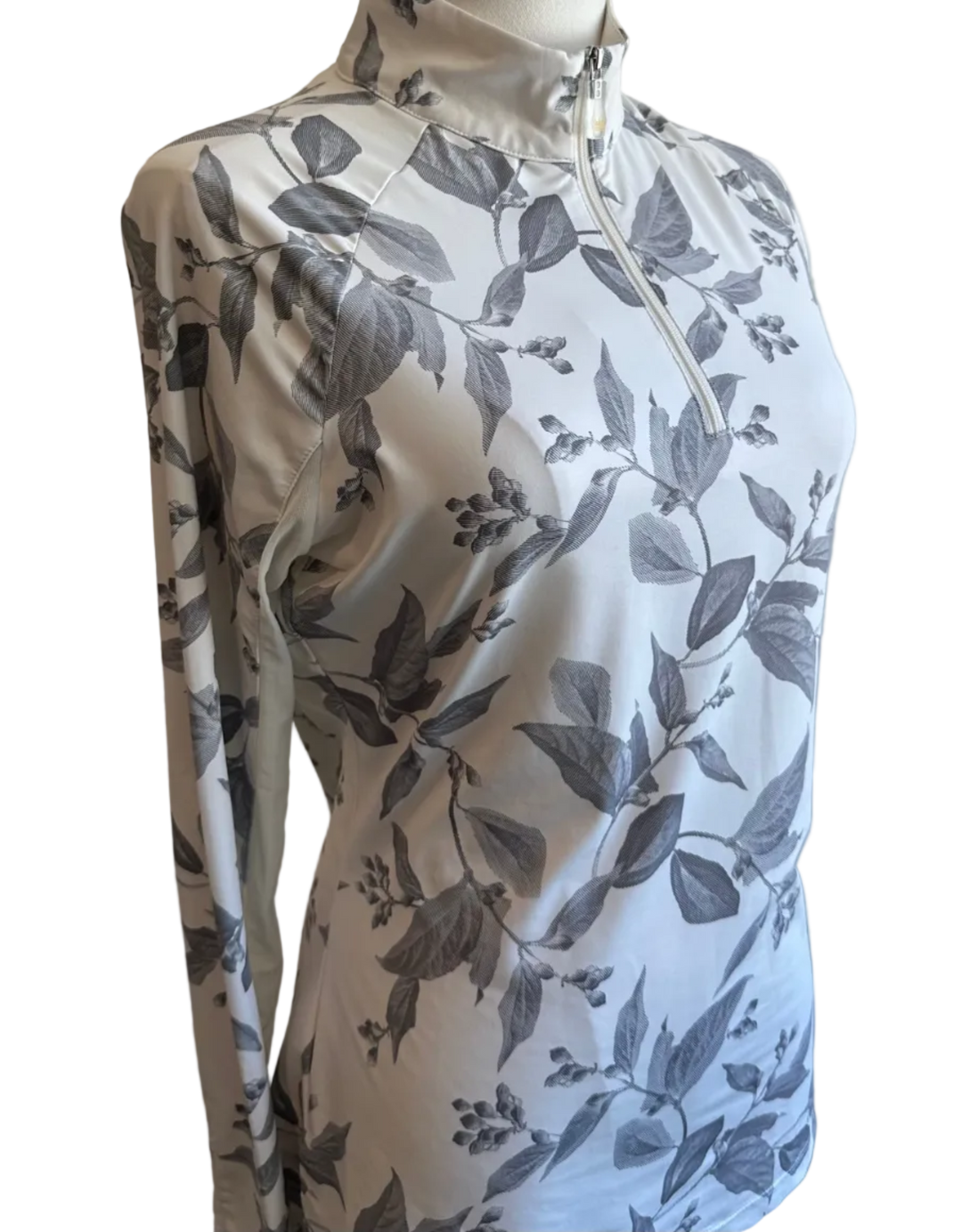 PRE-LOVED KASTEL 1/4 ZIP LONG SLEEVE SHIRT