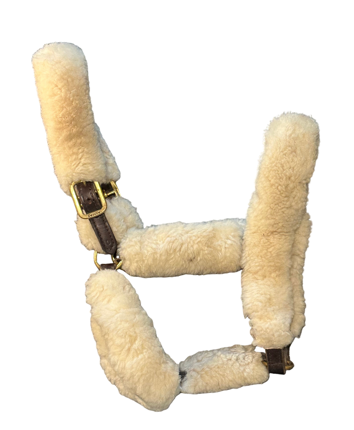 PRE-LOVED PERRI’S SHEEPSKIN SHIPPING HALTER