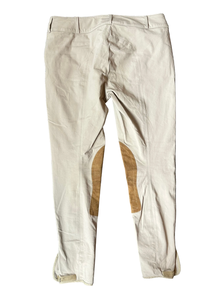 PRE-LOVED TAILORED SPORTSMAN TROPHY HUNTER SIDE ZIP BREECHES - 32L
