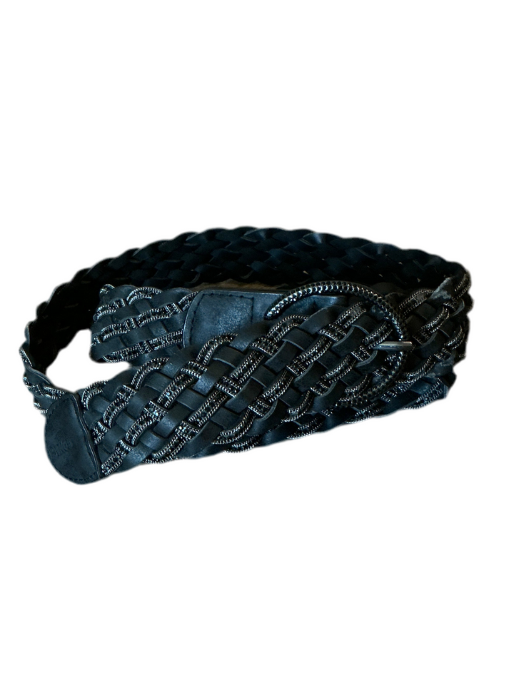 PRE-LOVED PIKEUR BRAIDED STONE BELT
