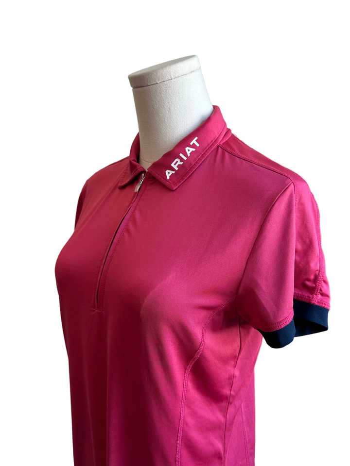PRE-LOVED ARIAT BANDERA 1/4 ZIP POLO SHIRT