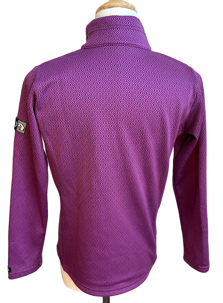 PRE-LOVED KIDS KERRITS SNAFFLE LINKS FLEECE HALE ZIP RIDING TOP