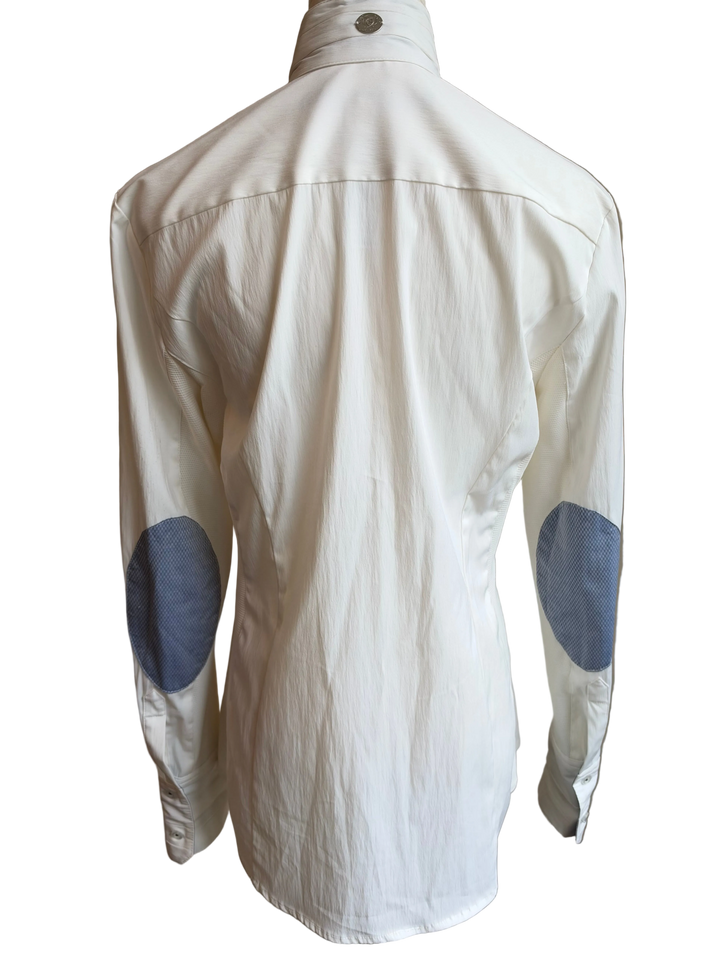 PRE-LOVED NOEL ASMAR EQUESTRIAN LONG SLEEVE SHOW SHIRT - S