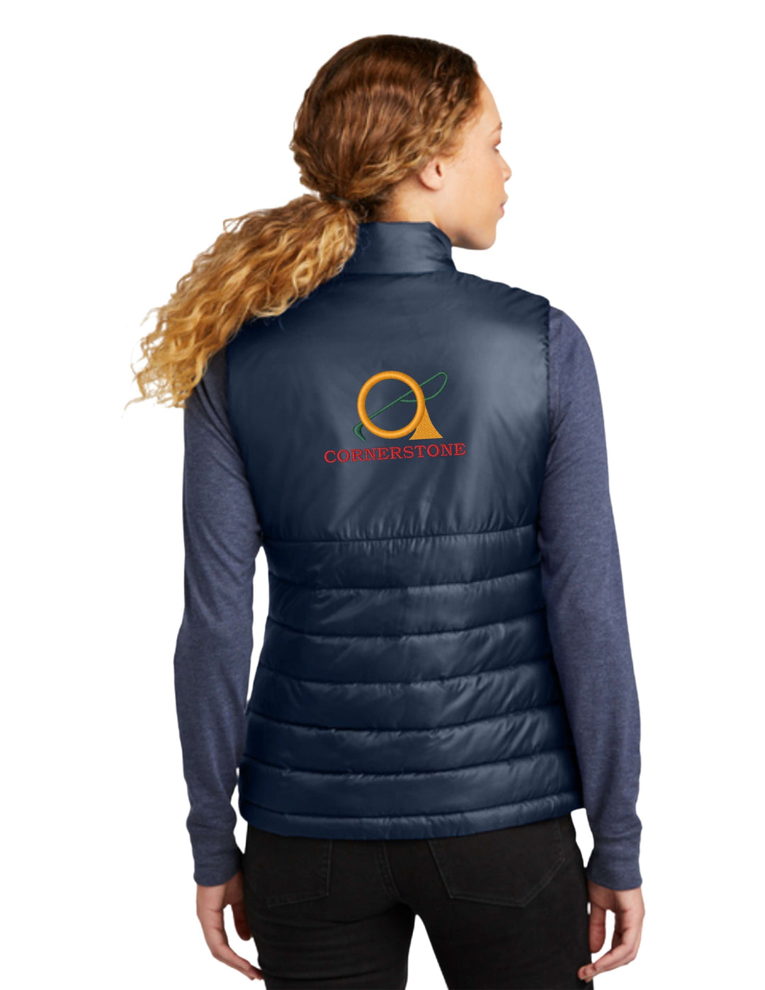 CORNERSTONE WOMEN'S EDDIE BAUER PUFFER VEST