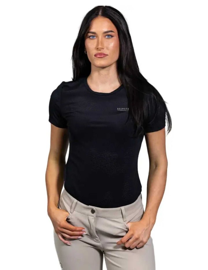 BOXWOOD EQUESTRIAN EQUISITE WOMENS SHORT SLEEVE SUNSHIRT