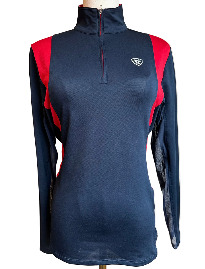 PRE-LOVED ARIAT TEAM 1/4 ZIP SUNSTOPPER BASELAYER