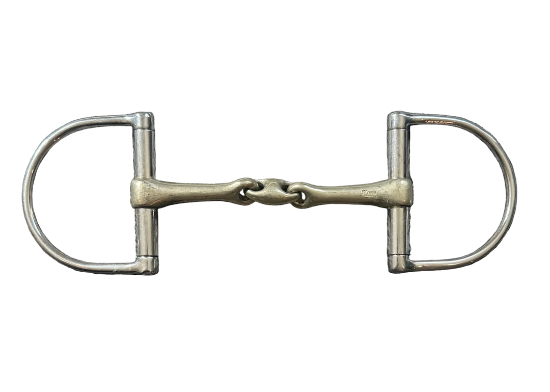 PRE-LOVED HERM SPRENGER KK ULTRA DOUBLE JOINTED D RING BIT - 5.25”