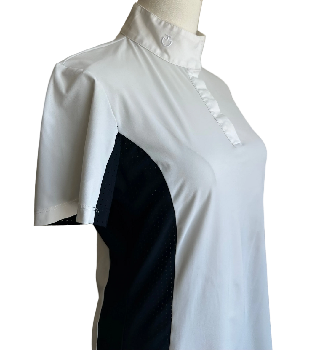 PRE-LOVED CAVALLERIA TOSCANA PERFORATED SS SHOW SHIRT