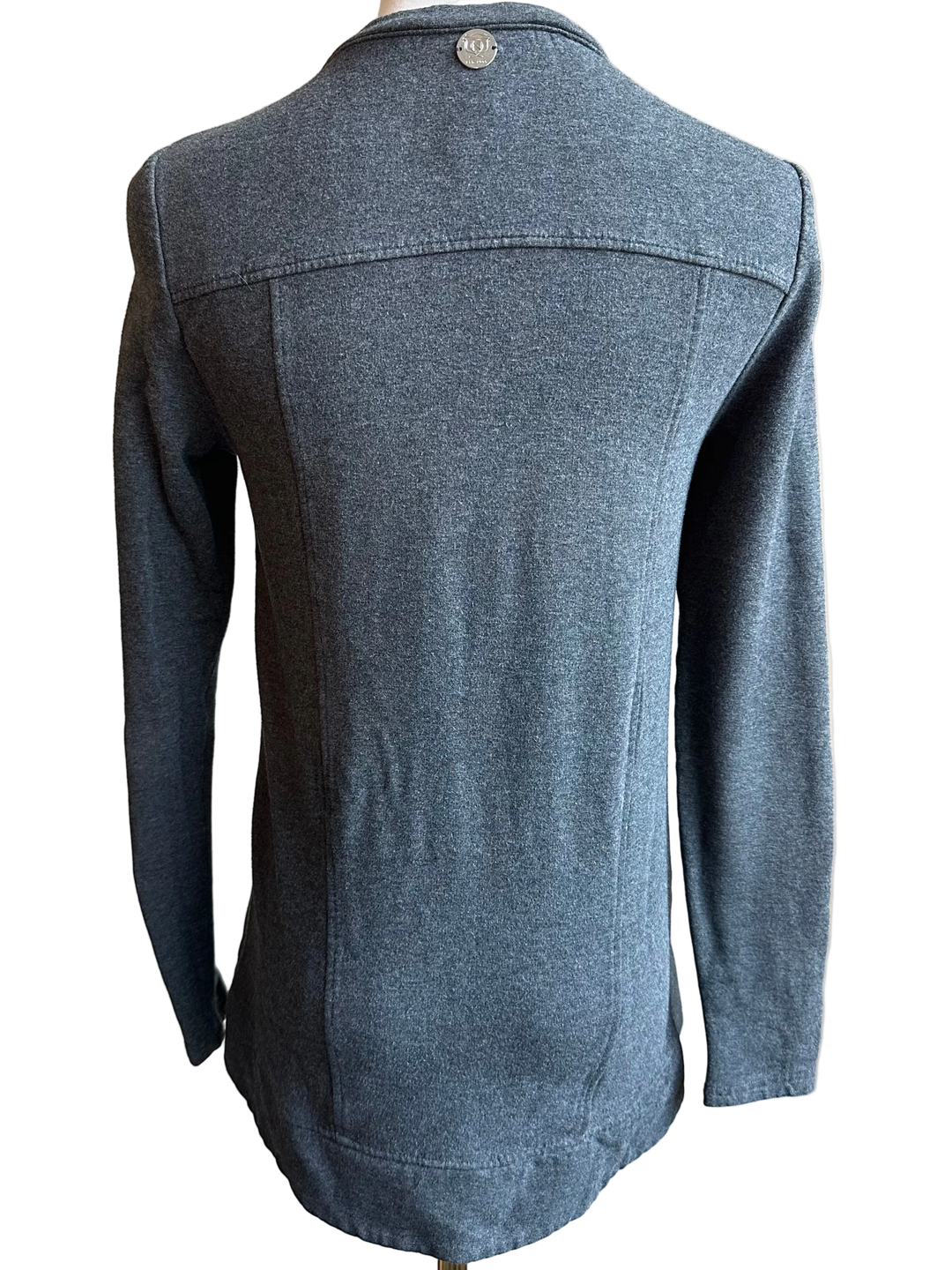 PRE-LOVED NOEL ASMAR EQUESTRIAN CREWNECK FLEECE LINED LONG SLEEVE TOP