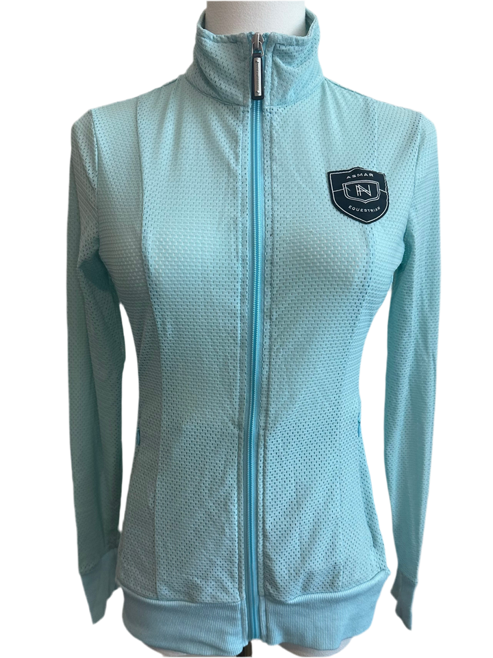 PRE-LOVED ASMAR EQUESTRIAN MESH JERSEY ZIP JACKET