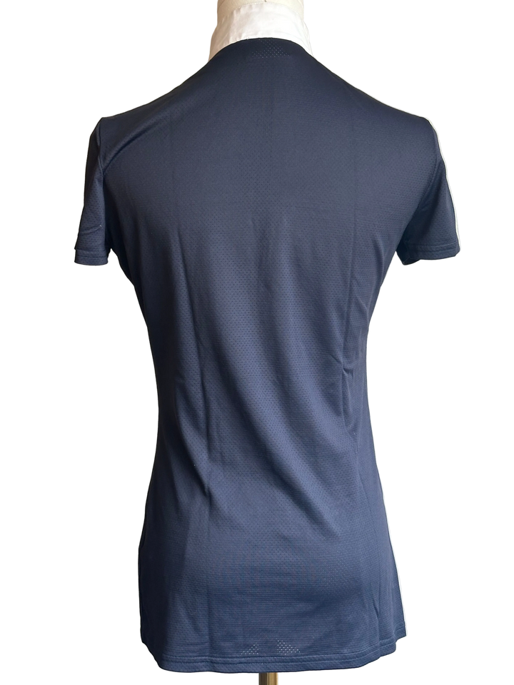 PRE-LOVED CAVALLERIA TOSCANA JERSEY MESH SS SHOW SHIRT