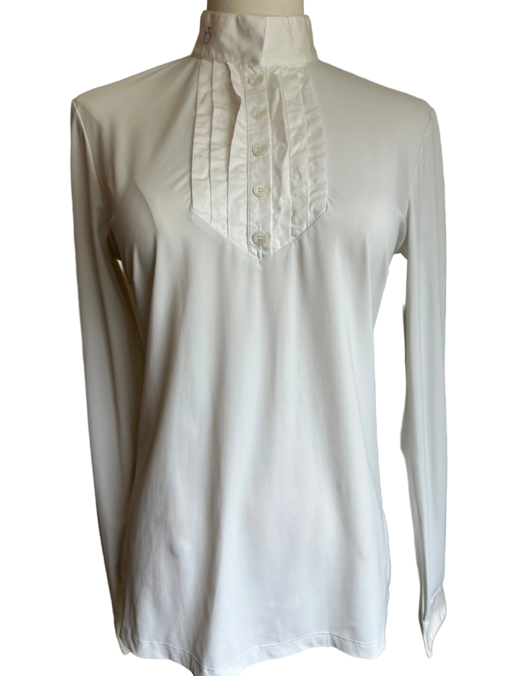 PRE-LOVED CAVALLERIA TOSCANA PLEATED LONG SLEEVE SHOW SHIRT