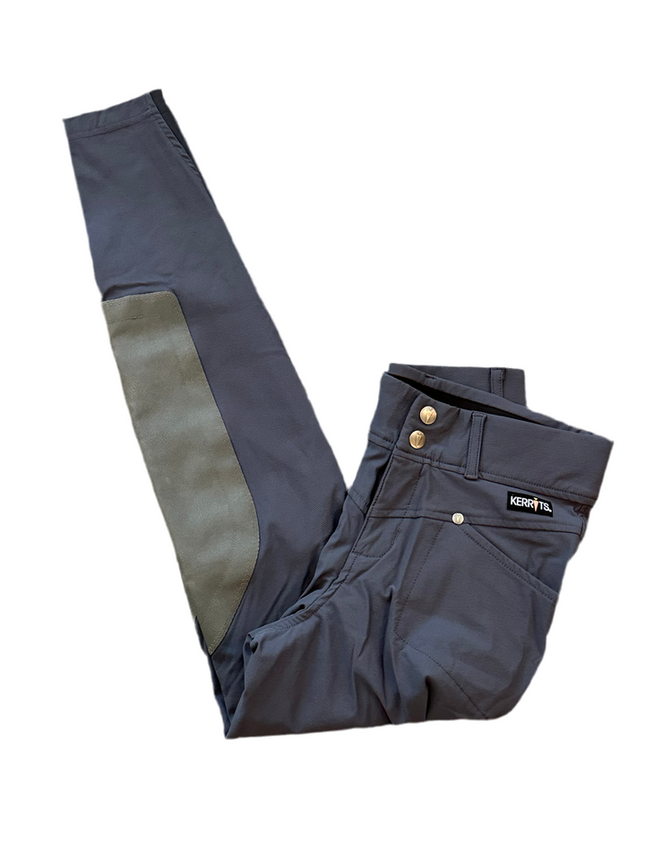 PRE-LOVED KERRITS KIDS CROSSOVER KNEE PATCH BREECHES