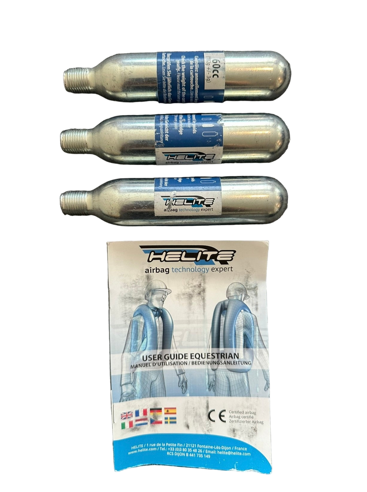 PRE-LOVED HELITE CO2 REPLACEMENT CARTRIDGES (3 PACK)