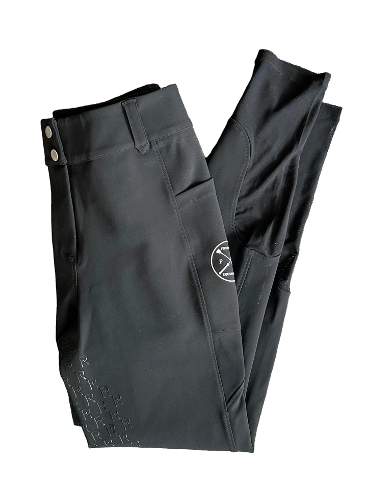 PRE-LOVED FREE RIDE EQUESTRIAN LUX ZIP FULL SEAT BREECHES