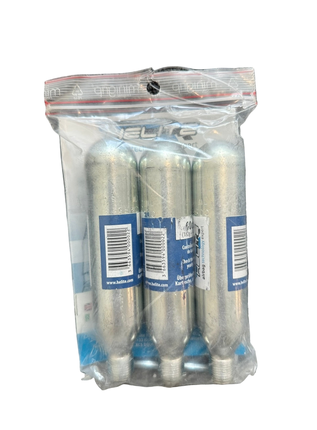 PRE-LOVED HELITE CO2 REPLACEMENT CARTRIDGES (3 PACK)