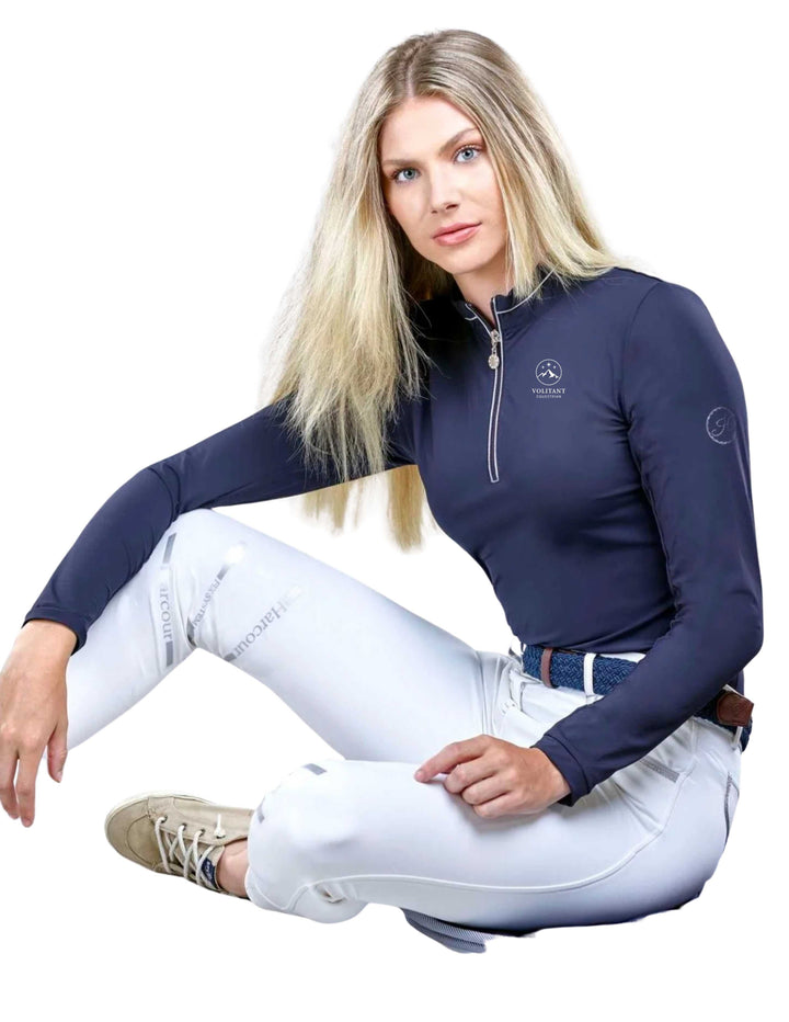 VOLITANT EQUESTRIAN HARCOUR WOMENS 1/4 ZIP NICE SUNSHIRT
