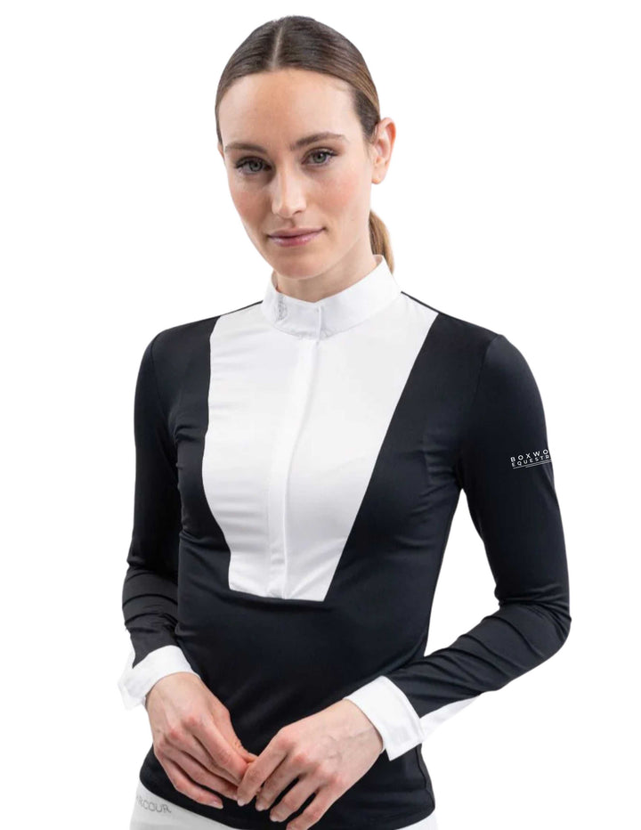 BOXWOOD EQUESTRIAN HARCOUR WOMENS LONG SLEEVE SHOW SHIRT