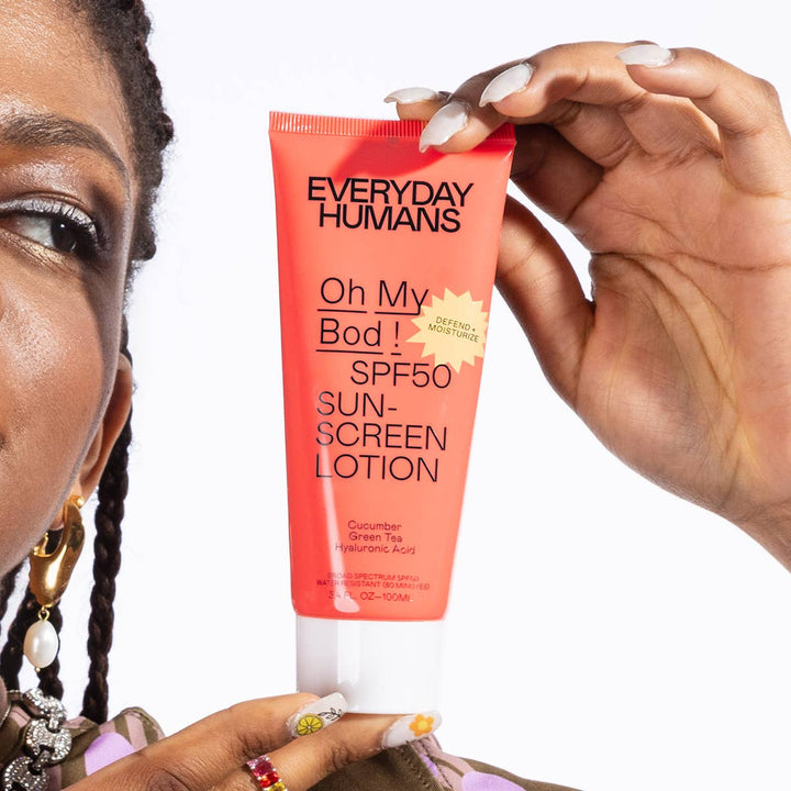 Oh My Bod SPF50 Face Body Sunscreen Lotion (Water Resistant)