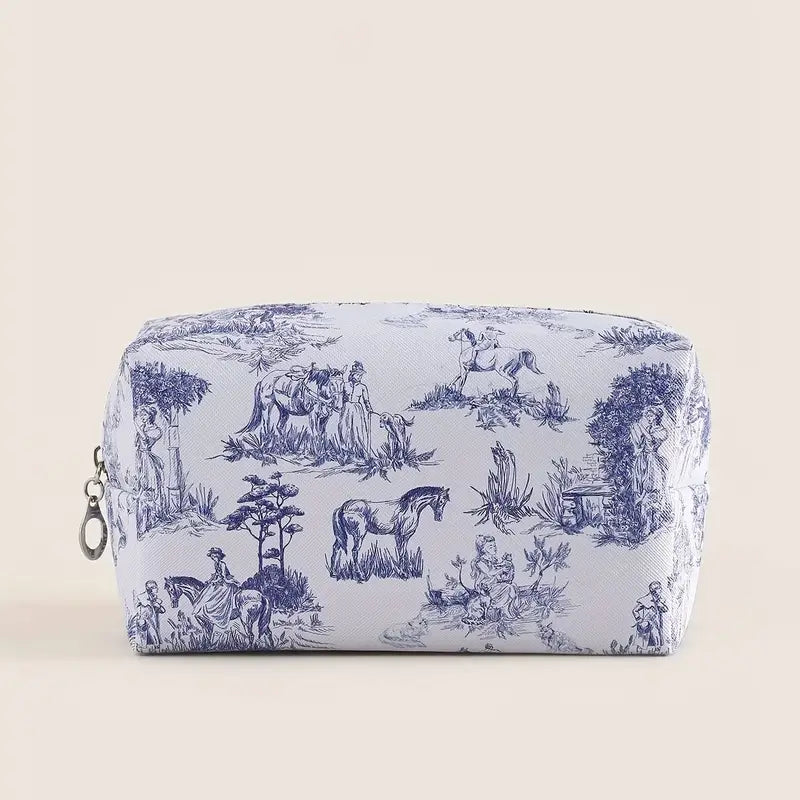 HORSE TOILE PRINT POUCH