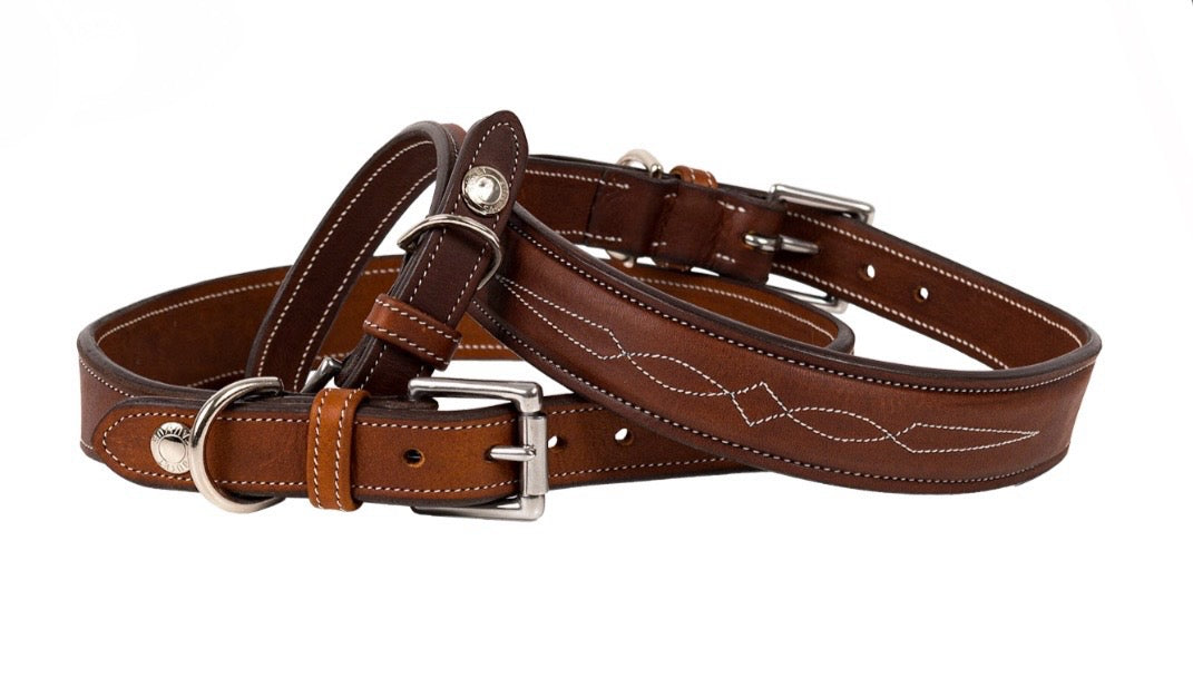 BUTET Leather Dog Collar