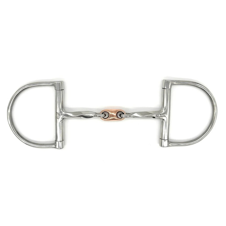 AJR TWISTED D WITH COPPER FRENCH LINK BIT