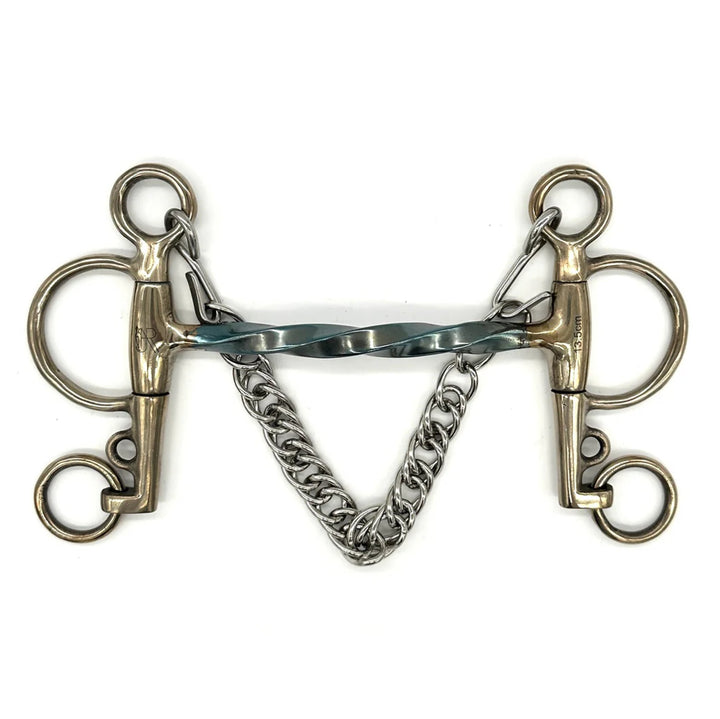 AJR BLU MULLEN SQUARE TWIST PELHAM BIT