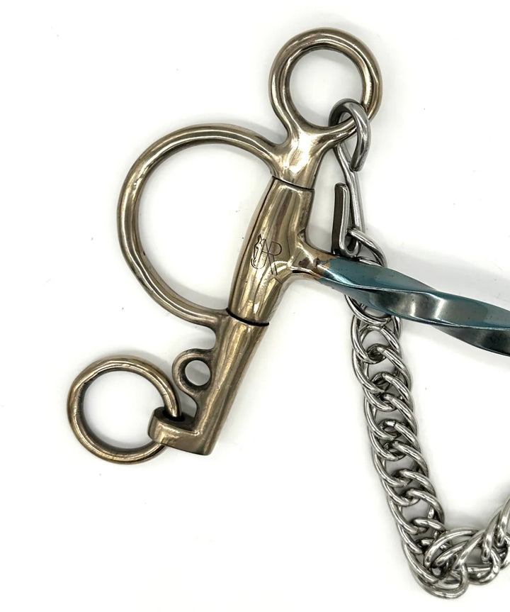 AJR BLU MULLEN SQUARE TWIST PELHAM BIT
