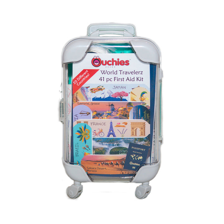 OUCHIES WORLD TRAVELERZ 41 PC FIRST AID KIT