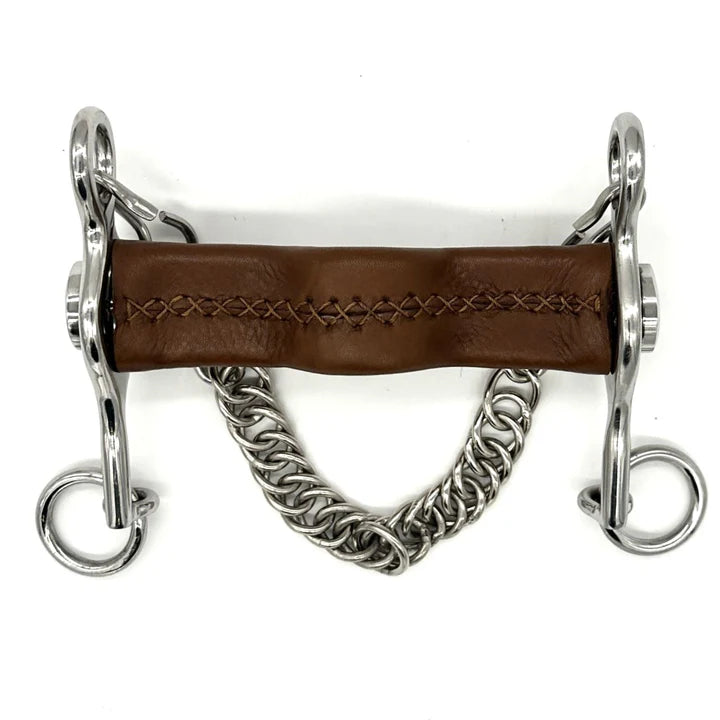 AJR LEATHER COVERED SAM MARSH SHORT SHANK PELHAM