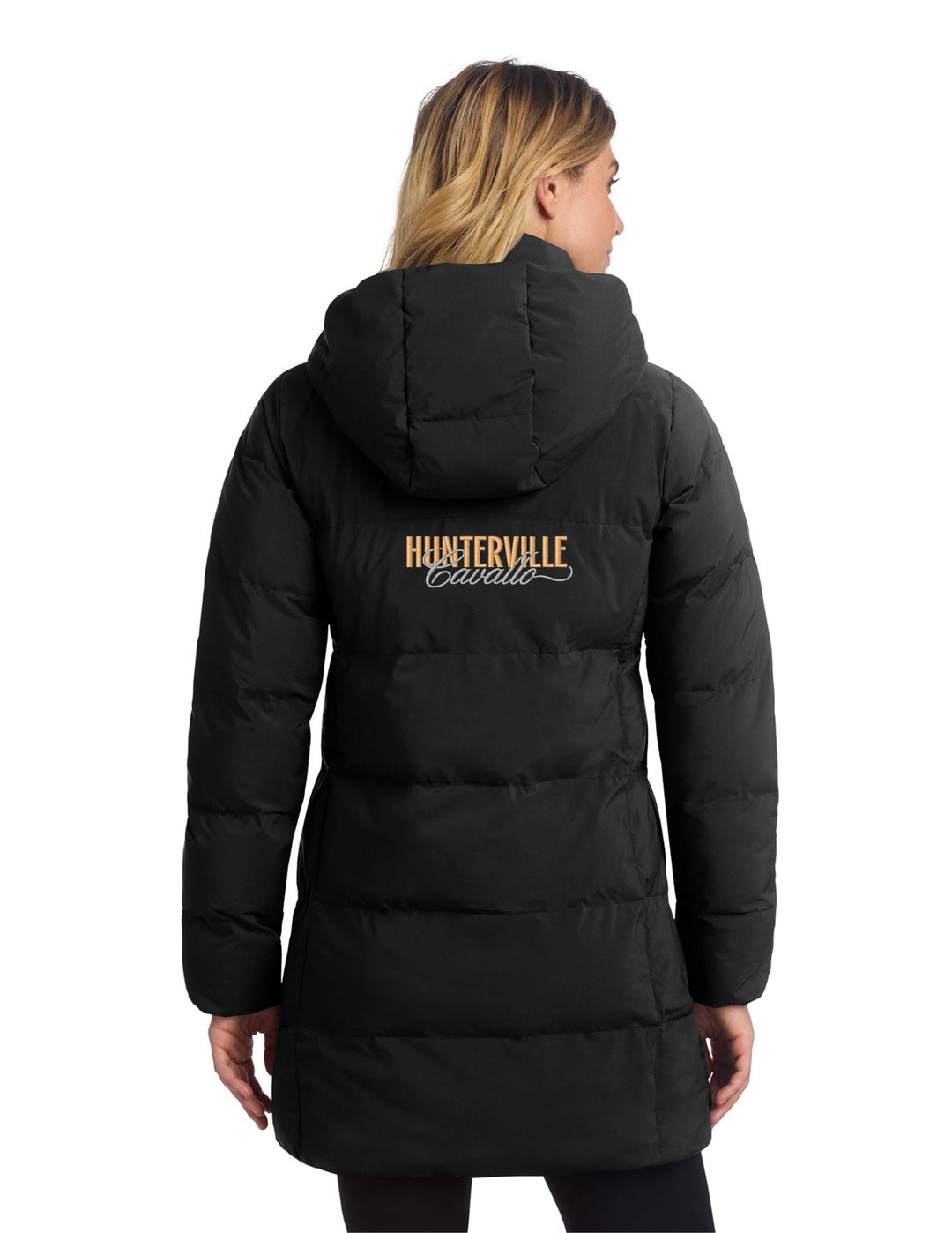 HUNTERVILLE CAVALLO MERCER + METTLE WOMENS LONG PUFFER COAT