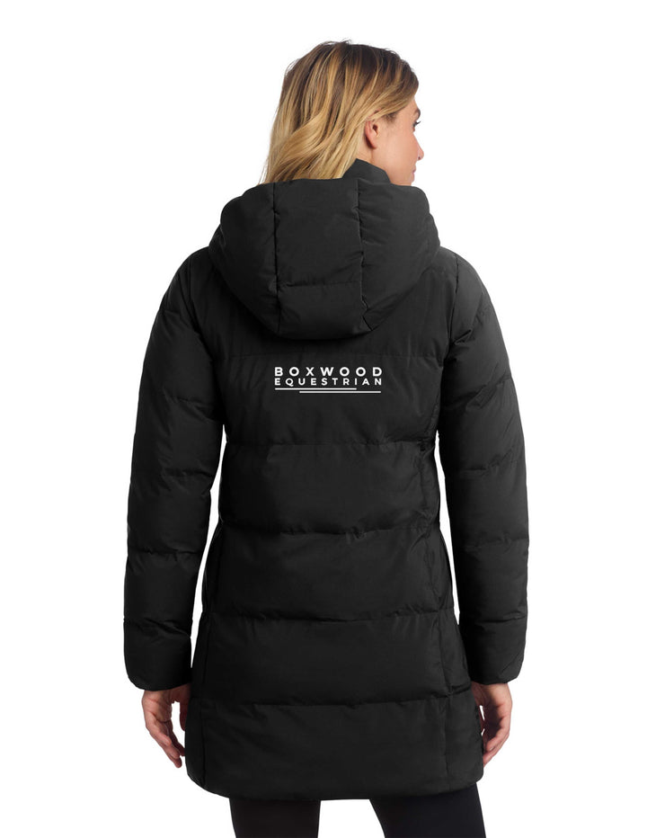 BOXWOOD EQUESTRIAN MERCER + METTLE WOMENS LONG PUFFER COAT