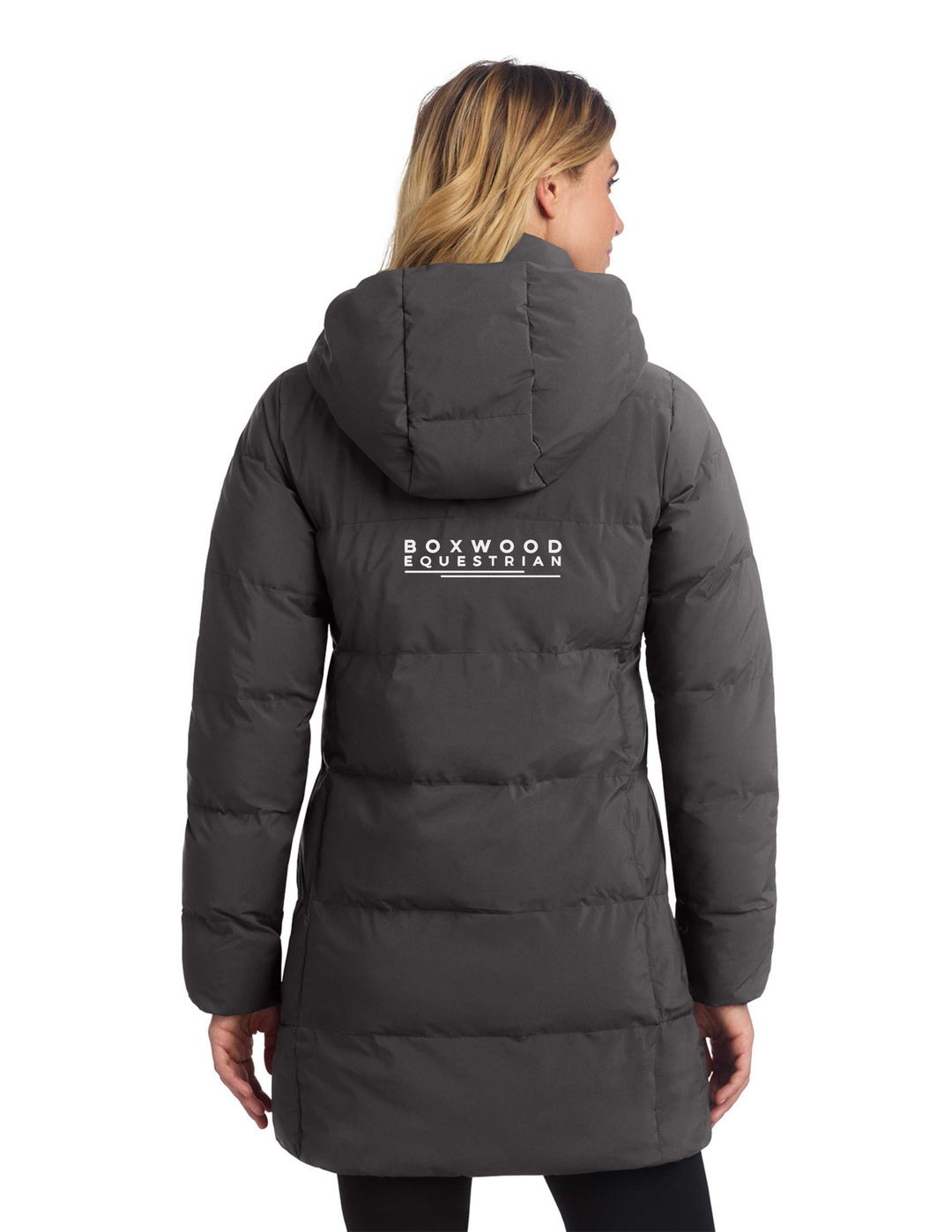 BOXWOOD EQUESTRIAN MERCER + METTLE WOMENS LONG PUFFER COAT