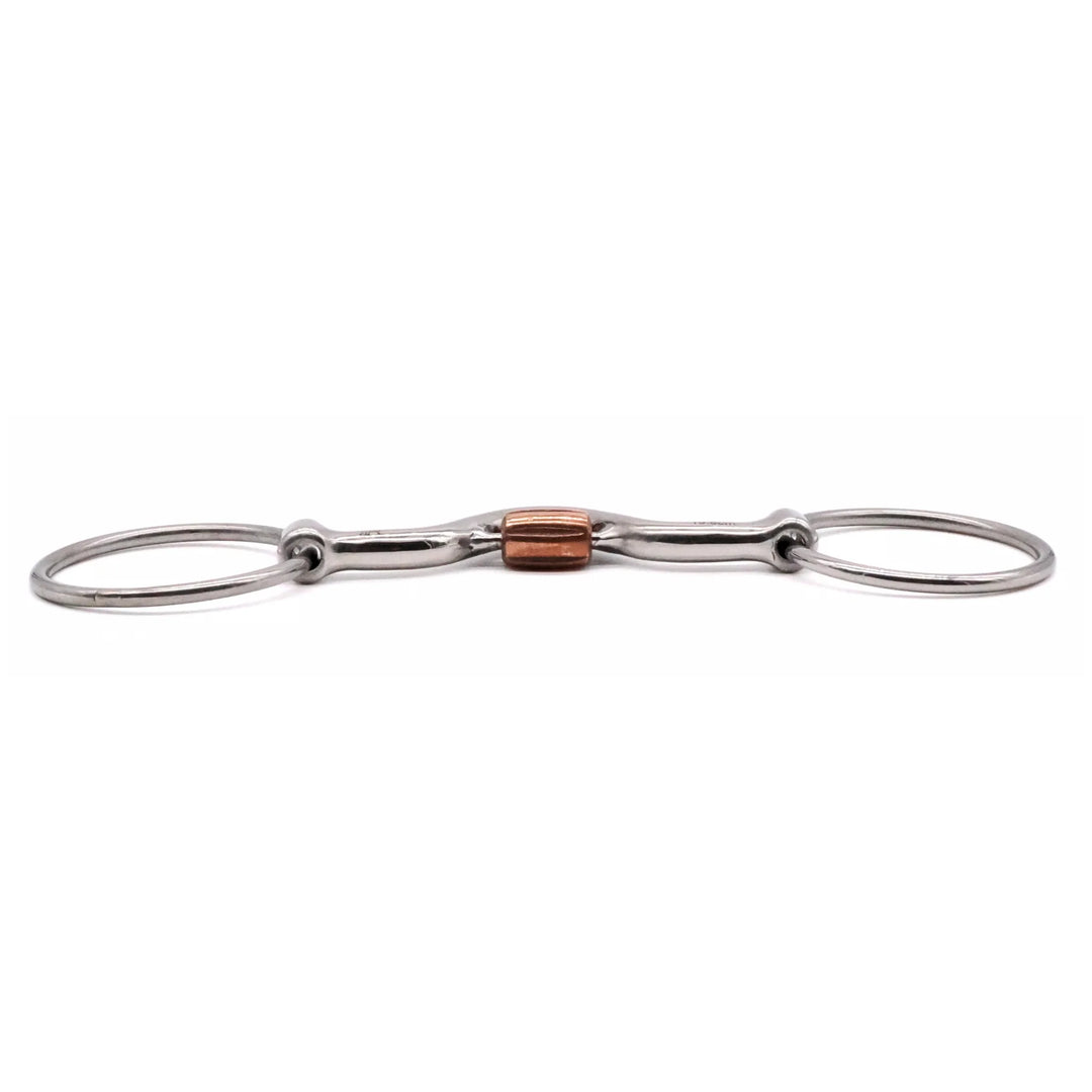 JAE MEDIUM PORT W/ CRICKET ROLLER LOOSE RING