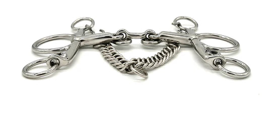 AJR OPTIMUM CONTROL DOG BONE SMOOTH LOCKING PELHAM BIT