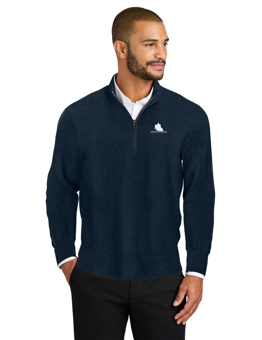 SWS PORT AUTHORITY 1/4 ZIP SWEATER