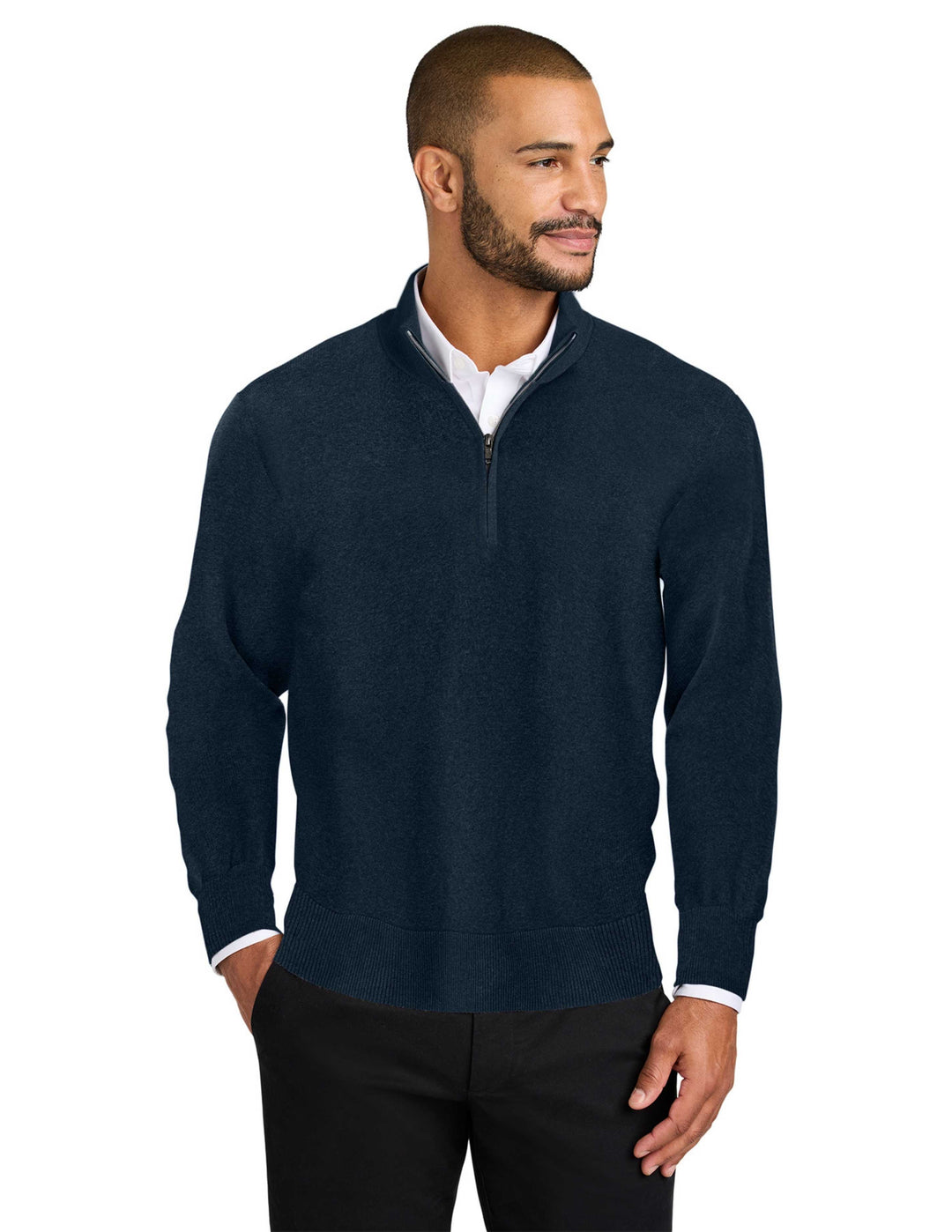 MAGNOLIA RIDGE PORT AUTHORITY MENS 1/4 ZIP SWEATER