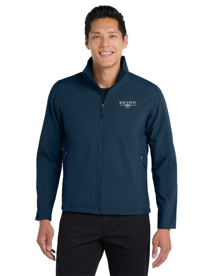 BAYVIEW FARM PORT AUTHORITY MENS SOFTSHELL JACKET