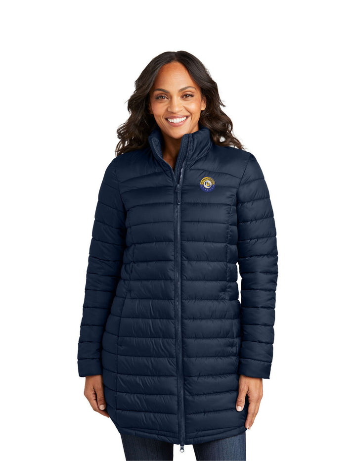 PATRICK SEATON STABLES PORT AUTHORITY WOMEN'S LONG PUFFER JACKET