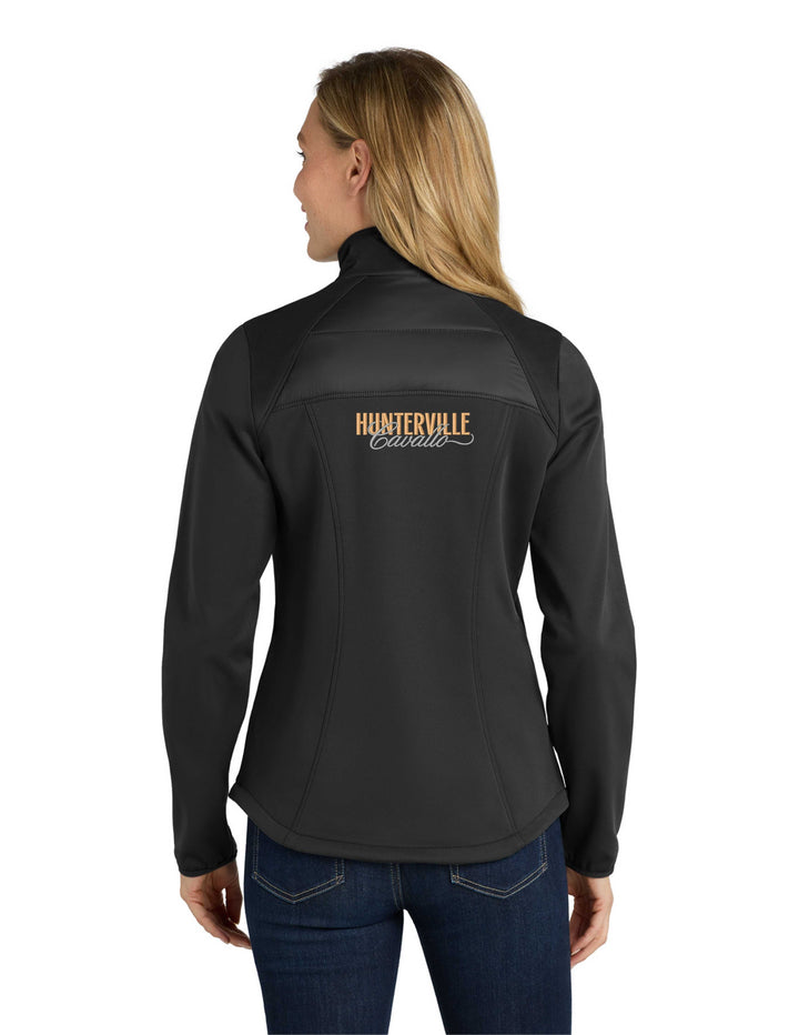 HUNTERVILLE CAVALLO PORT AUTHORITY WOMENS HYBRID SOFT SHELL JACKET