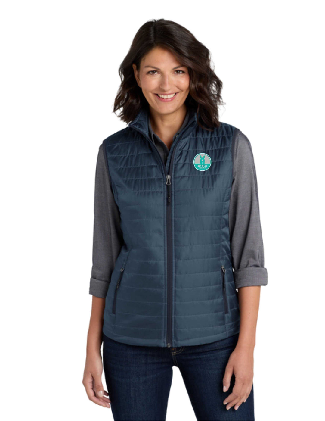 BAYVILLE EQUESTRIAN PORT AUTHORITY WOMENS PUFFER VEST